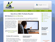 Tablet Screenshot of profitableseo.com